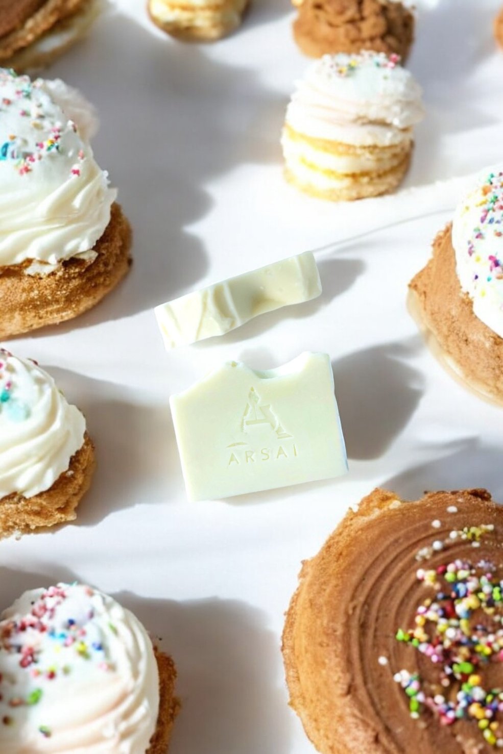 Luxurious Gourmand Scented Olive Oil Soap Bars for a Unique Fragrance Experience