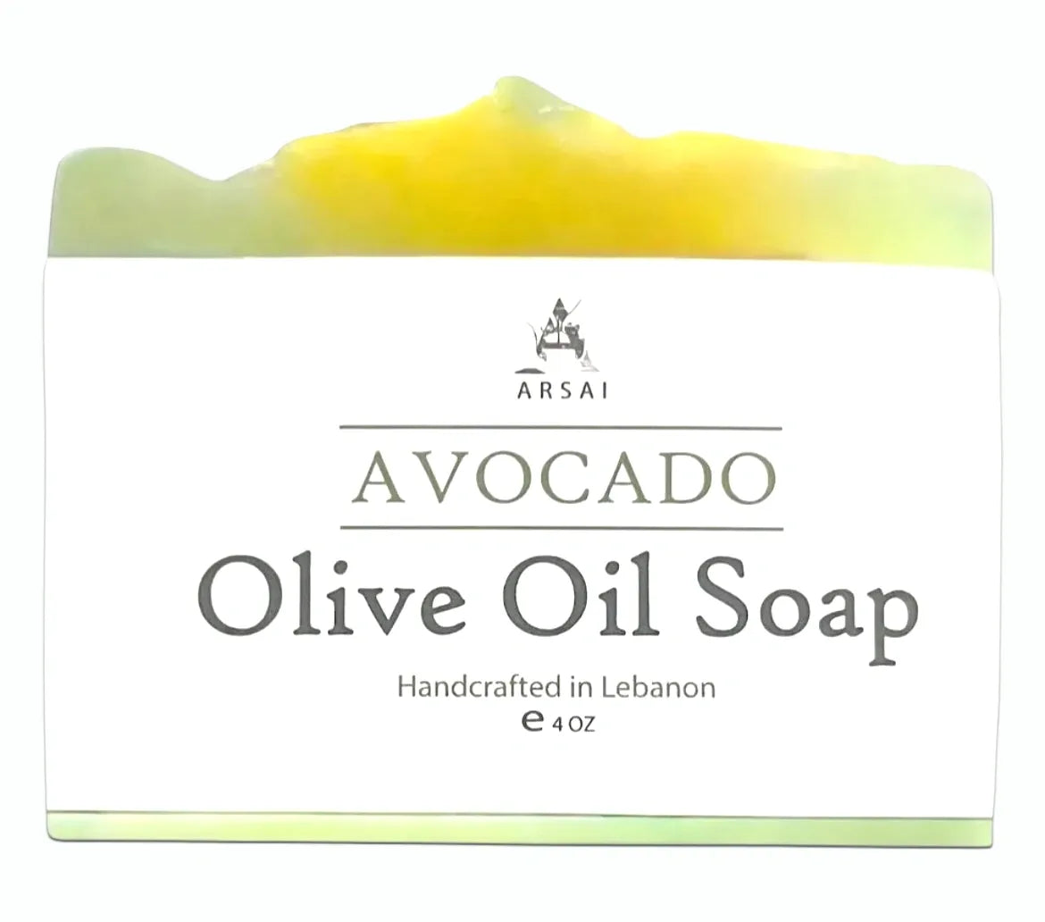 Avocado - Pure Olive Oil Soap Bar - Handcrafted - All-Natural - Moisturizing & Soothing - 4oz - For All Skin Types - Unisex