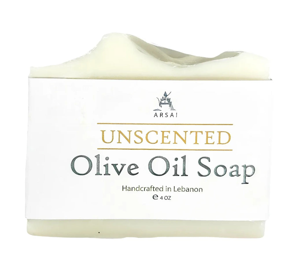 Barre de savon à l'huile d'olive non parfumée faite à la main 