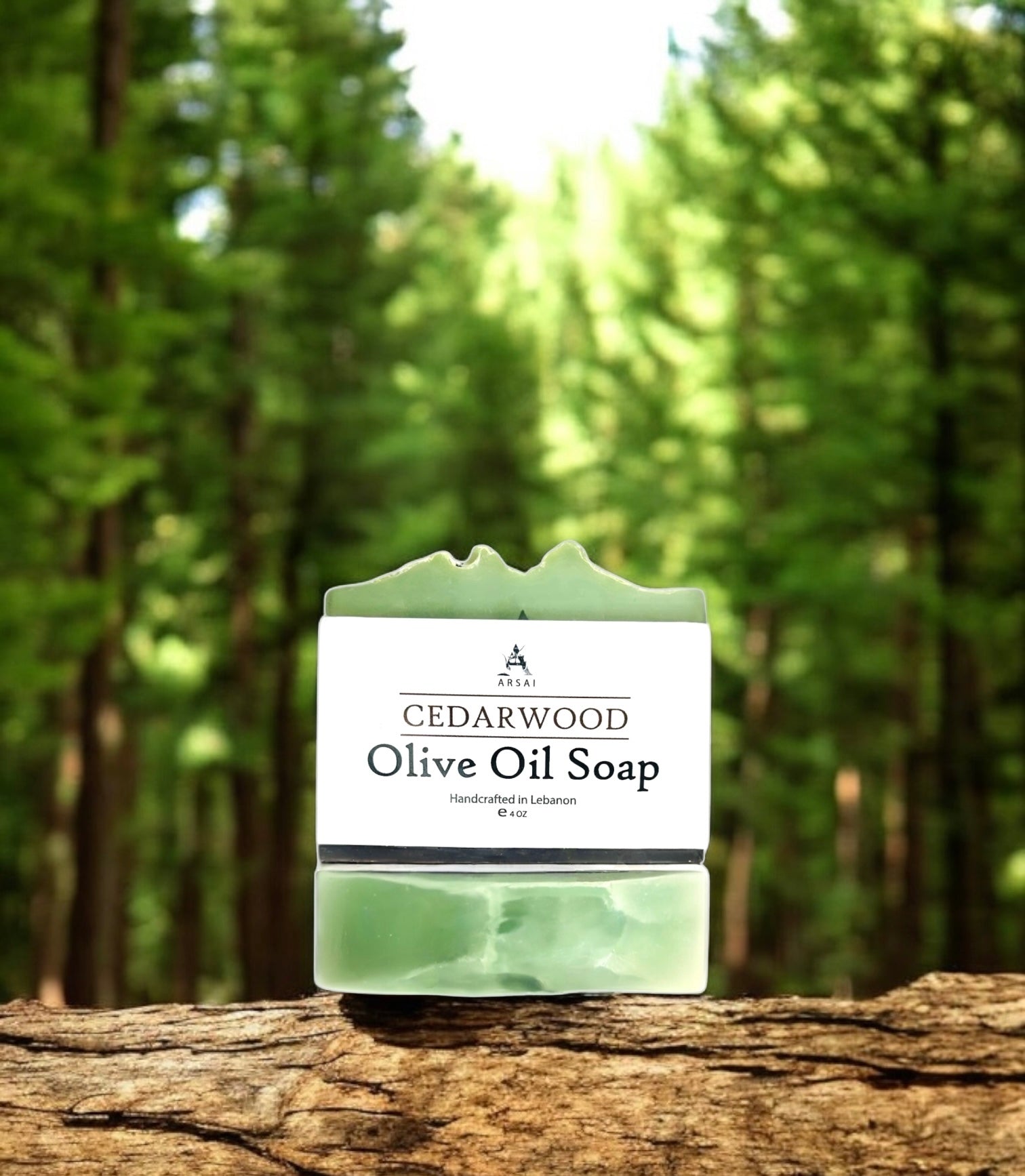 Cedarwood - Bar Soap - Pure Olive Oil - All-Natural - Handcrafted