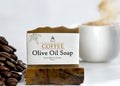 Coffee - Pure Olive Oil Soap Bar - Handcrafted - All-Natural - Moisturizing & Soothing - 4oz - For All Skin Types - Unisex