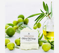 Barre de savon à l'huile d'olive non parfumée faite à la main 