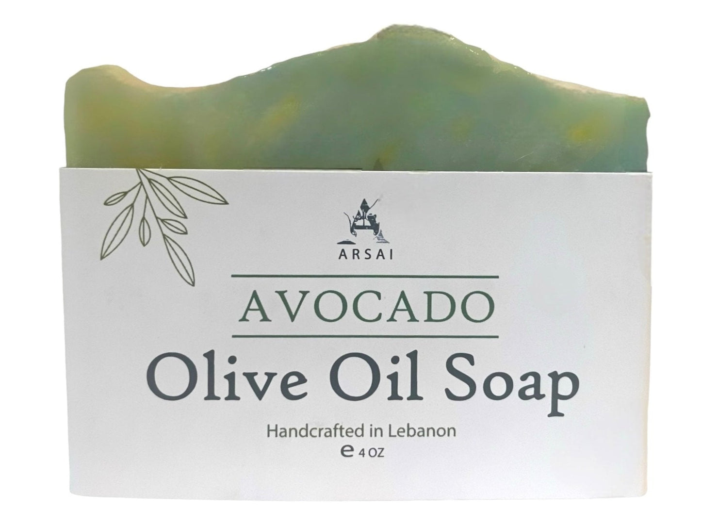 Handmade Avocado Olive Oil Soap Bar - Arsai Soap - Handmade Olive Oil SoapHandmade Avocado Olive Oil Soap BarBar SoapVCDArsai Soap5285012761872