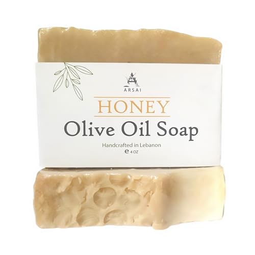 Handmade Honey Olive Oil Soap Bar - Arsai Soap - Handmade Olive Oil SoapHandmade Honey Olive Oil Soap BarBar SoapHNYArsai Soap5285012761841