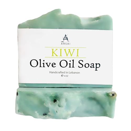 Handmade Kiwi Olive Oil Soap Bar - Arsai Soap - Handmade Olive Oil SoapHandmade Kiwi Olive Oil Soap BarBar SoapKWArsai Soap5285012761919