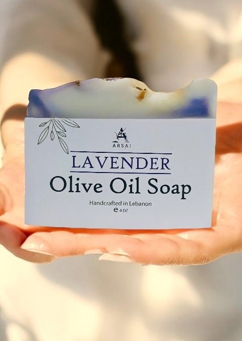 Handmade Lavender Olive Oil Soap Bar - Arsai Soap - Handmade Olive Oil SoapHandmade Lavender Olive Oil Soap BarBar SoapLVNArsai Soap5285012761810