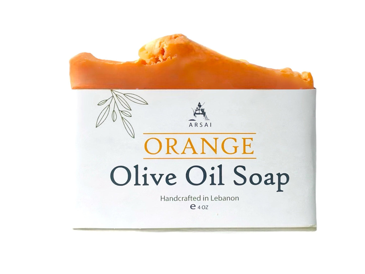 Handmade Orange Olive Oil Soap Bar - Arsai Soap - Handmade Olive Oil SoapHandmade Orange Olive Oil Soap BarBar SoapLVN1Arsai Soap5285012761834