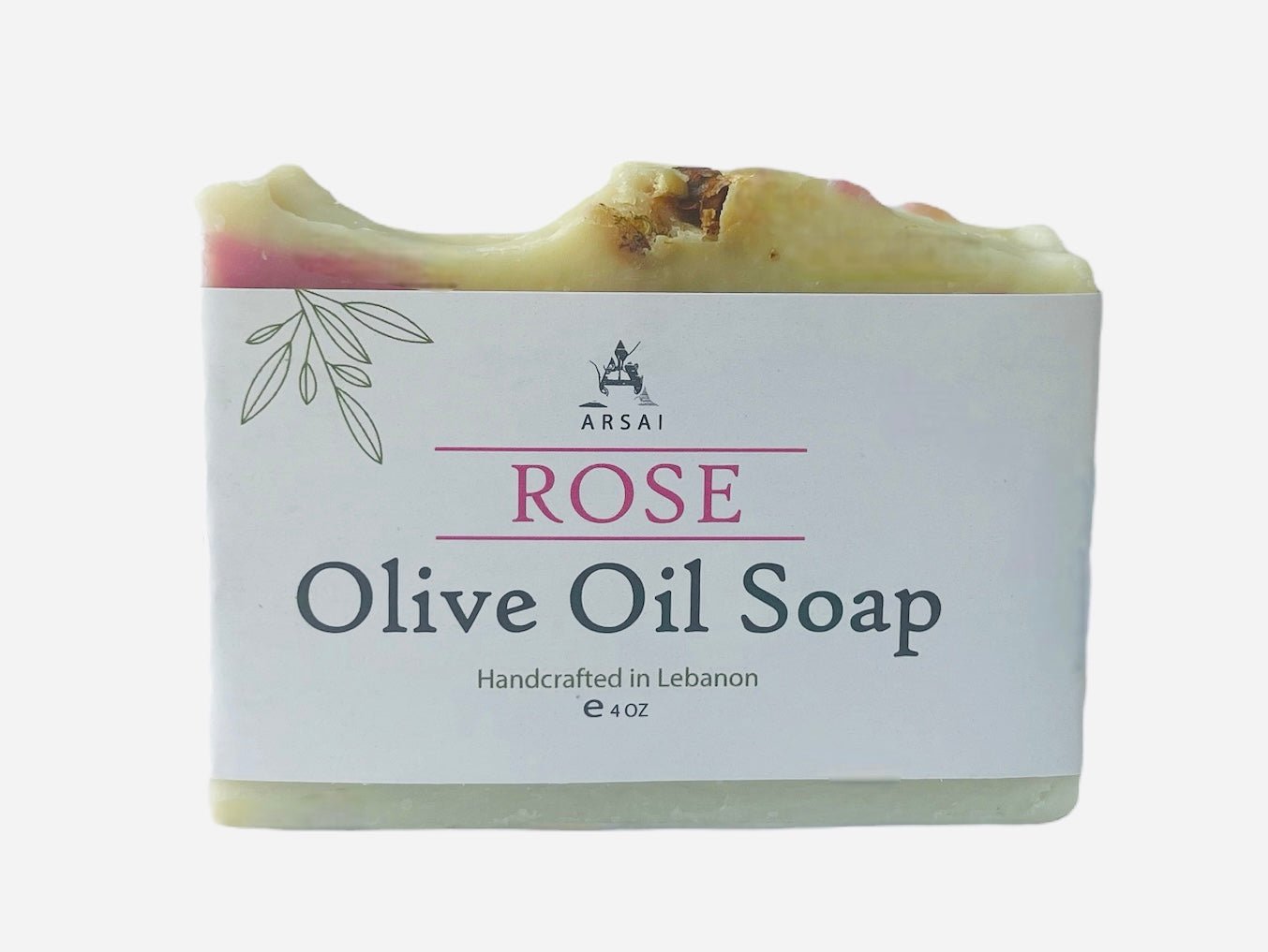 Handmade Rose Olive Oil Soap Bar - Arsai Soap - Handmade Olive Oil SoapHandmade Rose Olive Oil Soap BarBar SoapRSArsai Soap5285012761827