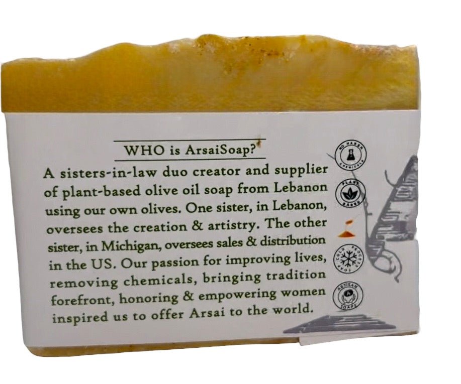 Handmade Turmeric Olive Oil Soap Bar - Arsai Soap - Handmade Olive Oil SoapHandmade Turmeric Olive Oil Soap BarBar SoapTRMArsai Soap5285012761896