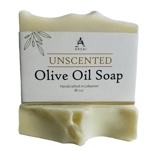 Handmade Unscented Olive Oil Soap Bar - Arsai Soap - Handmade Olive Oil SoapHandmade Unscented Olive Oil Soap BarBar SoapNSC - LV - OIL - SPArsai Soap5285012761582